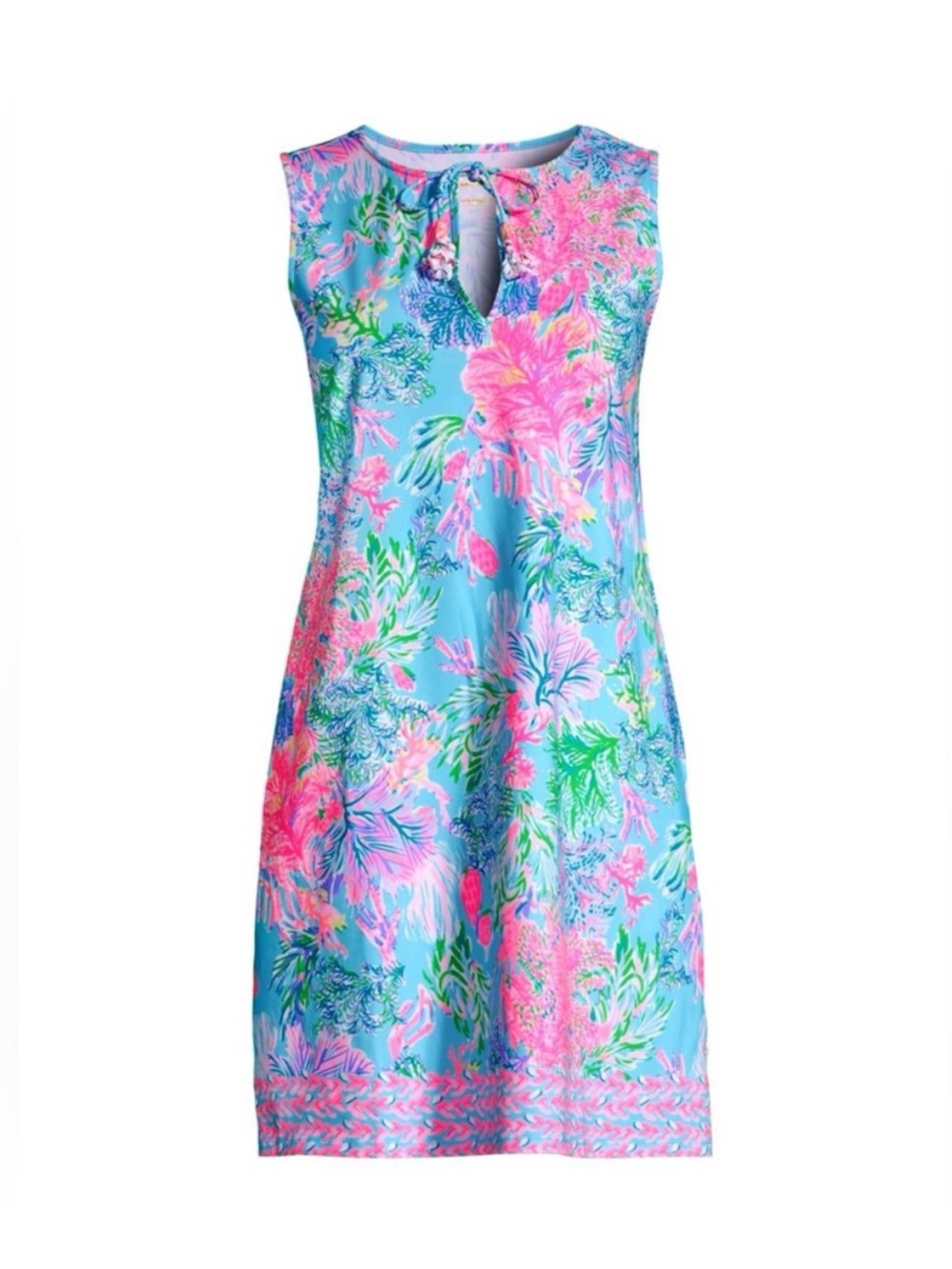 Lilly Pulitzer Johana Sleeveless Coverup Celestial Blue Cay To My Heart